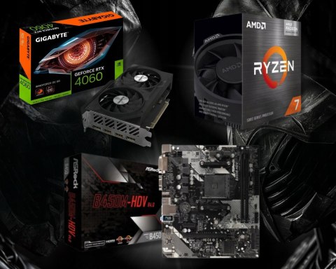 BSG Raptor V31 AMD Ryzen 7 NVIDIA GeForce RTX 4060 32GB DDR4 1000GB SSD Windows 11 Home