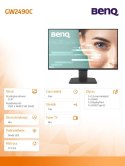 Benq Monitor 23.8 cala GW2490C LED 5ms/IPS/HDMI/USB/144Hz