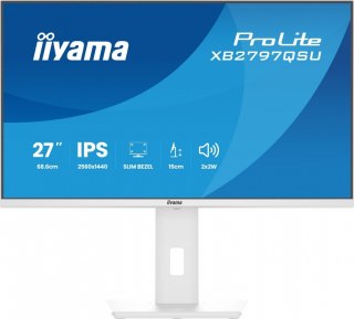 IIYAMA Monitor 27 cali XB2797QSU-W1 IPS, QHD, 2xHDMI, DP, 350cd, 75Hz, 1000:1, USB HUB x4