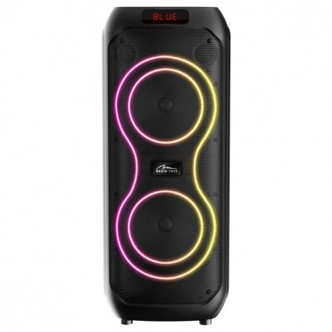 Media-Tech Głośnik bluetooth power audio MAX MT3185 Bluetooth 5.3+EDR/TWS/MP3/MicroSD/USB/AUX/Radio FM/Karaoke/USB-C/RMS 120W/ PMPO 1400W