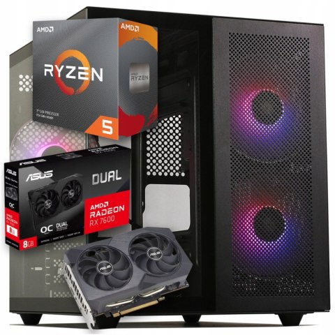 BSG Striker V8 AMD Ryzen 5 AMD Radeon RX 7600 32GB DDR4 1000GB SSD Windows 11 Pro
