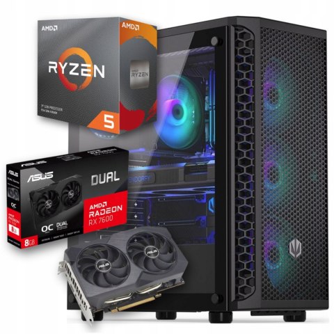 BSG Striker V9 AMD Ryzen 5 AMD Radeon RX 7600 16GB DDR4 1000GB SSD Windows 11 Pro