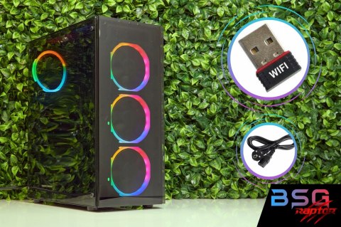 BSG Raptor V43 AMD Ryzen 5 AMD Radeon RX 7600 16GB DDR4 512GB SSD Windows 11 Pro