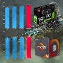 BSG Striker V13 AMD Ryzen 5 NVIDIA GeForce RTX 3050 16GB DDR4 2000GB SSD Windows 11 Pro