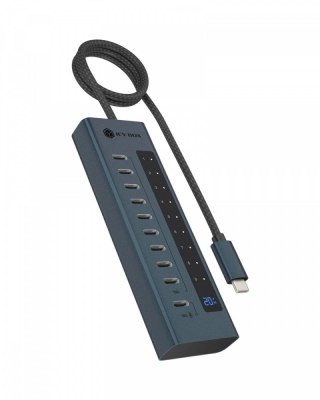 IcyBox HUB IB-HUB1450-C31 10 x USB TYPE-C Gen 2 z zasilaczem