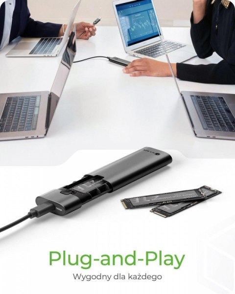 IcyBox Obudowa dysku IB-1806MT-CU31 M.2 NVMe SSD 10 Gbps