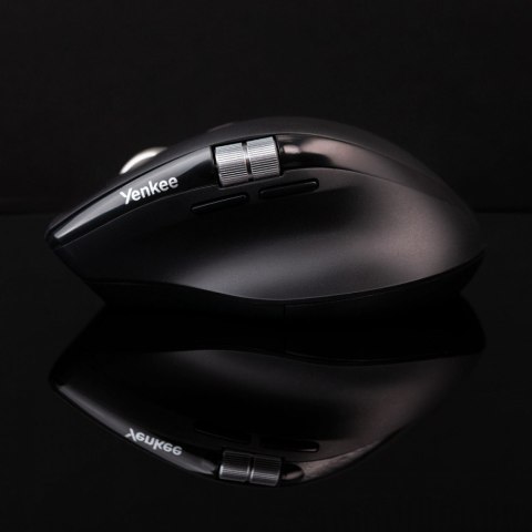 YENKEE Mysz bezprzewodowa, akumulator, Dual 2xBT +USB2,4G Flying Scroll