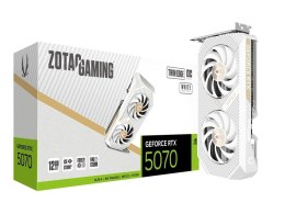 ZOTAC Karta graficzna GeForce RTX 5070 TWIN EDGE OC WHITE 12GB GDDR7 192bit
