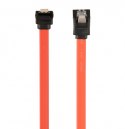 Gembird Kabel do dysków SATA DATA III (6GB/S)10cm metalowe zatrzaski kątowy