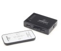 Gembird Przełącznik HDMI z pilotem - pięć nadajników jeden odbiornik