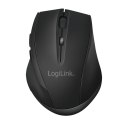 LogiLink Mysz bezprzewodowa BT 5.0,ergonomiczna, czarna
