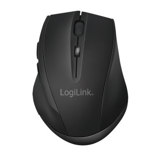 LogiLink Mysz bezprzewodowa BT 5.0,ergonomiczna, czarna