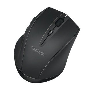 LogiLink Mysz bezprzewodowa BT 5.0,ergonomiczna, czarna