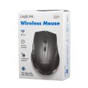 LogiLink Mysz bezprzewodowa BT 5.0,ergonomiczna, czarna