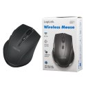 LogiLink Mysz bezprzewodowa BT 5.0,ergonomiczna, czarna