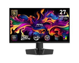 MSI Monitor MAG 271QP QD-OLED X 24/26.5 cali/FLAT/QD-LED/WQHD/240Hz/Black