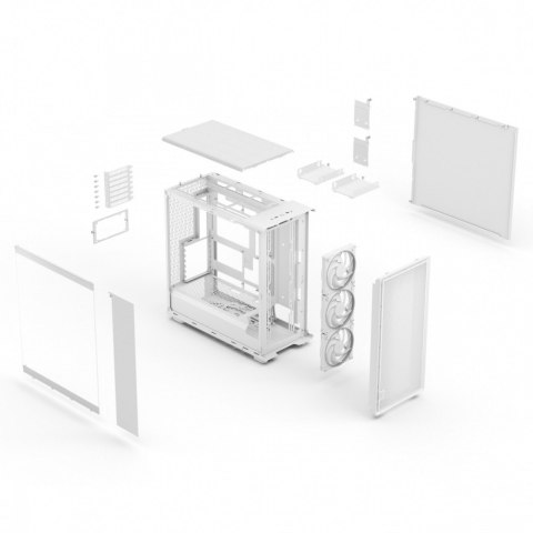 Fractal Design Obudowa Epoch XL White TG RGB Clear tint