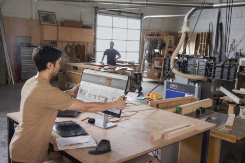 HP Inc. Klawiatura bezprzewodowa 960 Ergonomic czarna - 7E755AA#ABB