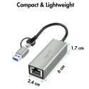 LogiLink Adapter USB-C do Gigabit Ethernet + USB