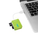 LogiLink HUB USB 2.0 4-portowy Smile - zielony