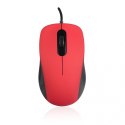 MODECOM M10S SILENT CZERWONA PRZEWODOWA MYSZ OPTYCZNA