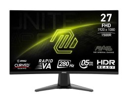 MSI Monitor MAG 276CXF 27 cali LED/FHD/Zakrzywiony/280Hz/Czarny