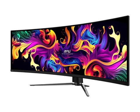 MSI Monitor MPG 491CQPX QD-OLED LED/QD-LED/Zakrzywiony/240Hz/49 cali/Czarny