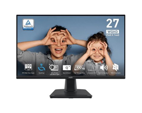 MSI Monitor PRO MP275Q 27 cali/LED/QHD/FLAT/100Hz/Czarny