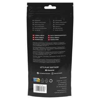 Savio Pasta termoprzewodząca Glacier 18W/mK 4g TG-05