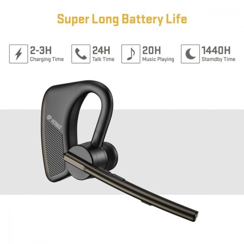 YENKEE Bezprzewodowy zestaw słuchawkowy YHF F20BK BT Redukcja szumów