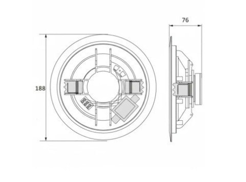Avtek Głośnik sufitowy CS 606