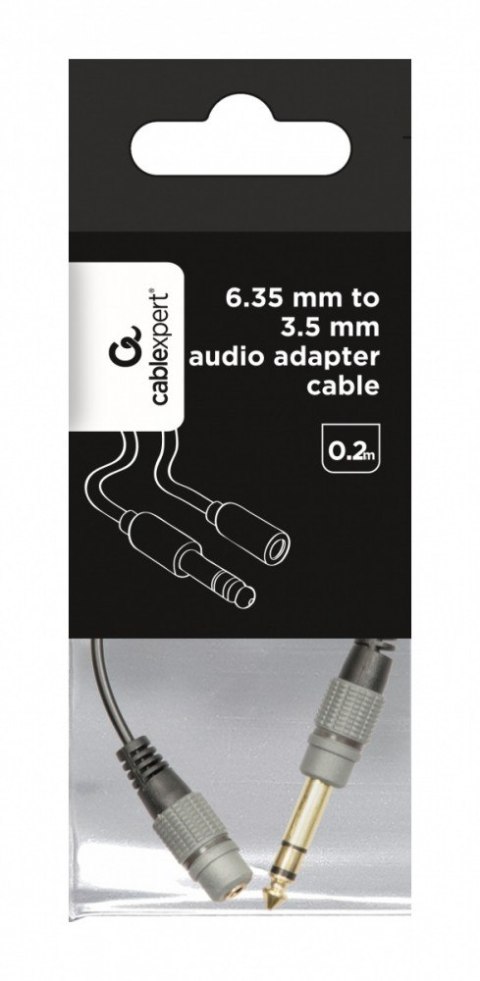 Gembird Adapter audio kabel 0,2m od 3,5mm do 6,35mm