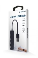 Gembird HUB USB 2.0 4-porty, czarny