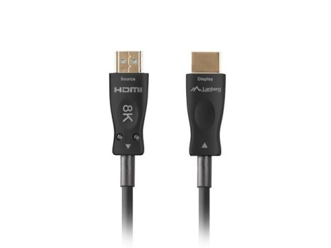 Lanberg Kabel HDMI M/M v2.1 20M 8K czarny optyczny AOC