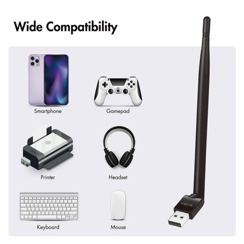 LogiLink Adapter Bluetooth 5.3, USB-A,3Mbit, zasięg 150m