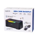 LogiLink Stacja dokująca USB-C do HDD/SDD 2.5/3.5'