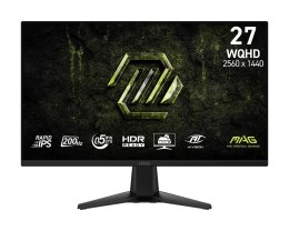 MSI Monitor MAG 275QF E20 27 cali/LED/WQHD/Flat/200Hz/Czarny