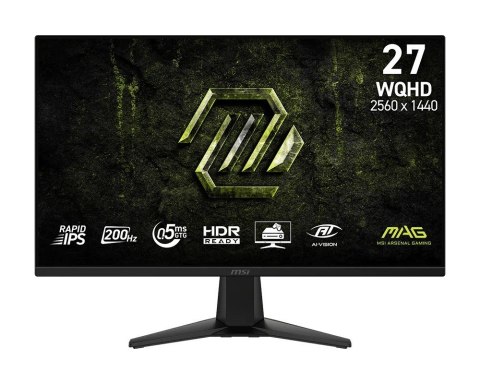 MSI Monitor MAG 275QF E20 27 cali/LED/WQHD/Flat/200Hz/Czarny