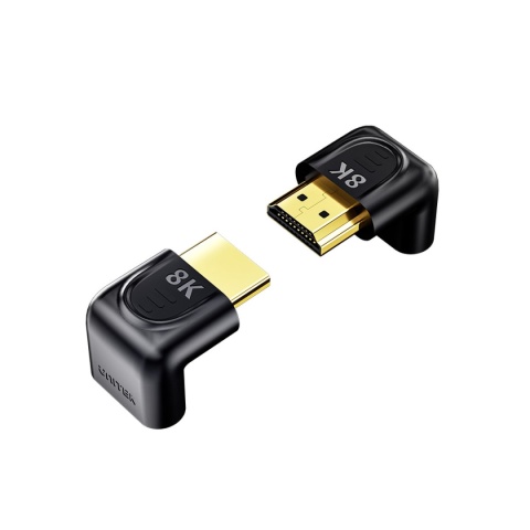 Adapter HDMI Unitek 2.1 8K kątowy 90 i 270 stopni kompaktowy 4K 120Hz HDR