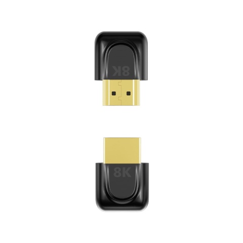 Adapter HDMI Unitek 2.1 8K kątowy 90 i 270 stopni kompaktowy 4K 120Hz HDR