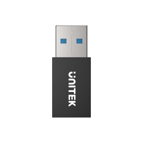 Adapter Przejściówka Unitek USB-A Wtyk Port Do Blokowania Danych