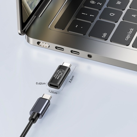 Adapter Przejściówka Unitek USB-C Do USB-C Blokowanie Danych
