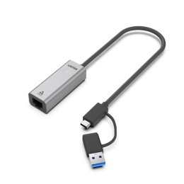 Adapter Przejściówka Unitek USB-C/USB-A RJ-45 Ethernet 2,5G Hybrydowy