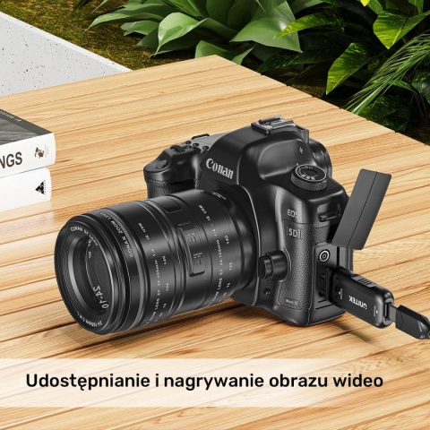 Adapter Unitek V1187BBK01 HDMI do USB C 4K 60Hz HDR HDCP kompaktowy szybki