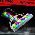 Chłodzenie Wodne Procesora Rampage INFINITE V360 ARGB 360 mm LGA 1151