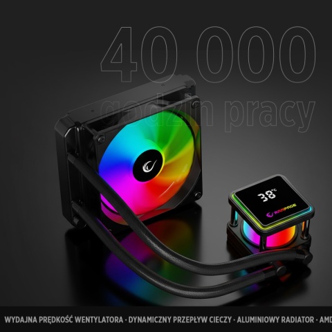 Chłodzenie Wodne Rampage INFINITE V120 ARGB 120 mm Do Procesora LGA 115X