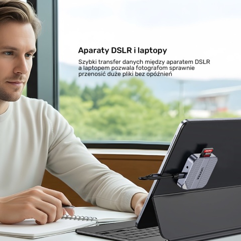 Hub Czytnik Kart Unitek PD100W USB-C 6w1 4K 60 Hz USB 5 Gbps SD/Micro SD