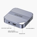 Hub Czytnik Kart Unitek PD100W USB-C 6w1 4K 60 Hz USB 5 Gbps SD/Micro SD