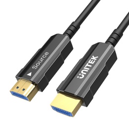 Kabel HDMI 2.0 Unitek AOC 50 m UHD 4K 60Hz światłowodowy Dolby Atmos