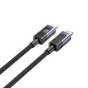 Kabel Przewód Unitek C14158ABK01 USB-C Do USB-C PD 60 W 3 m Z Wyświetlaczem